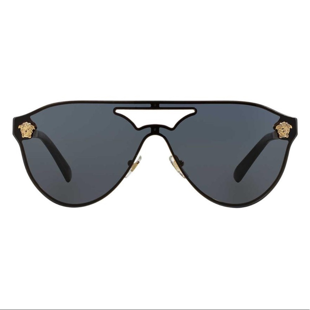 Versace 2161 Sunglasses Gold and Black